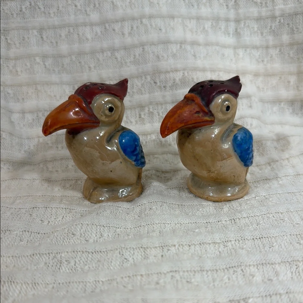 Colorful Ceramic Bird Figurines